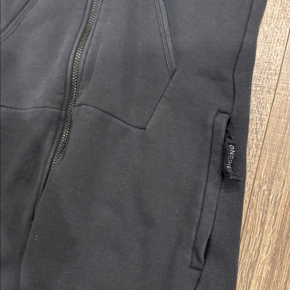Onepiece Charcoal Hooded Jumpsuit - Picture 4 of 7